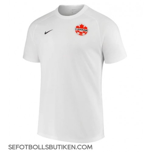 Kanada Replika Borta matchkläder VM 2022 Korta ärmar
